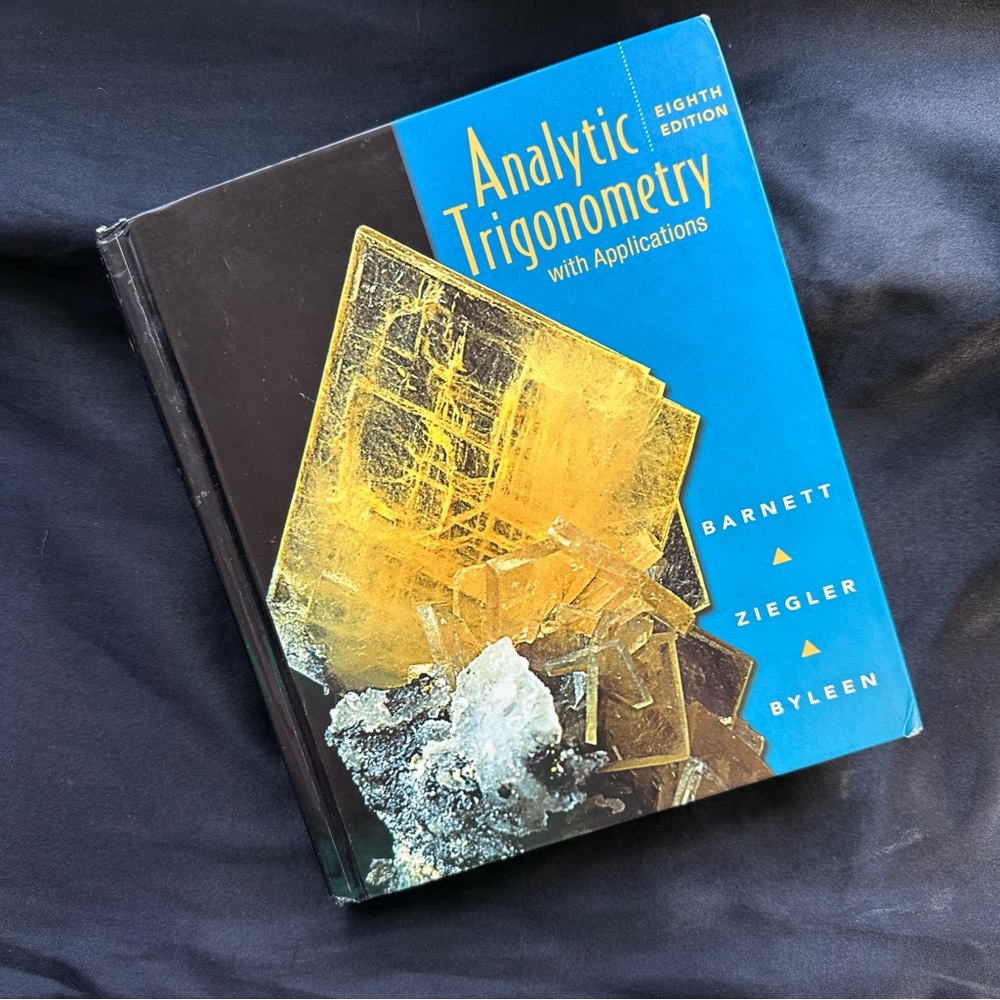 ISBN: 0-470-0012-0 COLLEGE ANALYTIC TRIGONOMETRY 8TH ED. BARNETT ZIEGLER BYLEEN